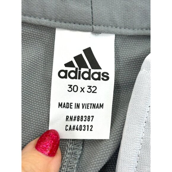 Adidas Men’s Grey Adi Golf Pants GU2673 30 x 32 Tapered Loops Pockets Logo - Picture 7 of 16